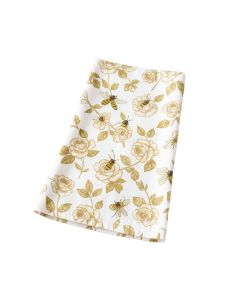 Bolton Pretty Rose Bees Pattern Hand Towel
