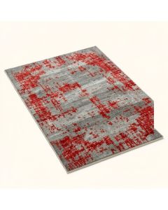 Anne Abstract Gray/Red Area Rug (synthetic illustration; no displayed measurements)