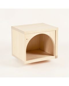 Aspen Dell Wall-Mounted Cat Perch - Ivory (synthetic illustration; no displayed measurements)