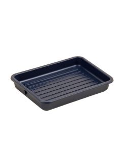 Ash Fold Empty Under-Desk Cable Tray - Navy (synthetic illustration; no displayed measurements)