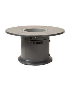 Caden Stainless Steel Propane/Natural Gas Fire Pit Table