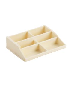 Meadow Bend Empty Pantry Drawer Organizer Insert - Cream (synthetic illustration; no displayed measurements)