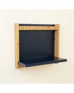Shore Bluff Wall-Mounted Entryway Organizer Shelf - Navy (synthetic illustration; no displayed measurements)