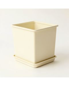 Juniper Bluff Empty Planter - Cream (synthetic illustration; no displayed measurements)