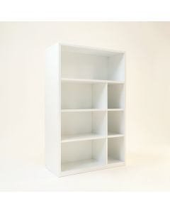 Juniper Crossing Freestanding Bookcase - White (synthetic illustration; no displayed measurements)