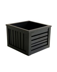Hazel Falls Empty Furniture-Style Litter Enclosure - Black (synthetic illustration; no displayed measurements)