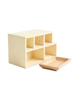 Wren Arc Empty Coffee-Station Organizer - Cream