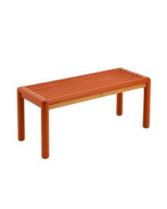 Flint Bend Indoor Bench - Terracotta (synthetic illustration; no displayed measurements)
