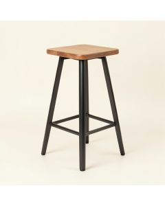 Natascha Solid Wood 30 '' Bar Stool (synthetic illustration; no displayed measurements)