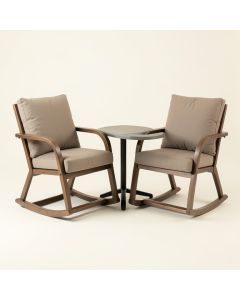 Arazeli 2-Piece Cushioned Rocking Chairs With 1 Bistro Table (synthetic illustration; no displayed measurements)