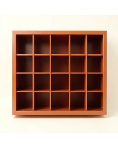 Wren Bluff Empty Mug-Storage Cabinet Insert - Terracotta (synthetic illustration; no displayed measurements)