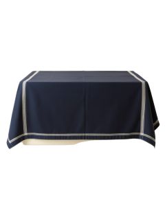 Pine Falls Flat Bed Sheet - Navy