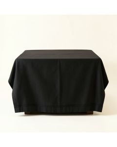 Hill Dell Flat Bed Sheet - Black (synthetic illustration; no displayed measurements)