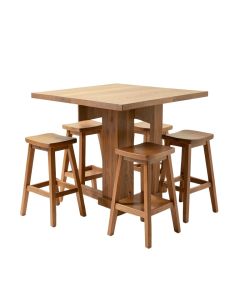5 Piece Counter Height Dining Table Set