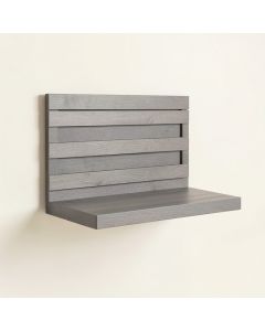 Pine Crest Wall-Mounted Entryway Organizer Shelf - Gray (synthetic illustration; no displayed measurements)