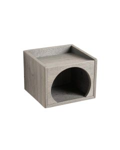 Heath Crest Wall-Mounted Cat Perch - Gray (synthetic illustration; no displayed measurements)