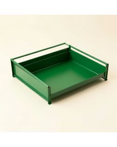 Cove Brook Empty Under-Desk Cable Tray - Green (synthetic illustration; no displayed measurements)