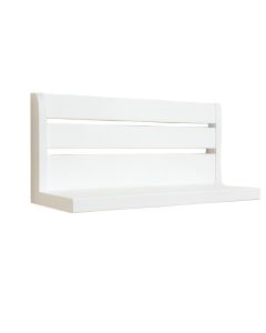 Flint Brook Wall-Mounted Entryway Organizer Shelf - White