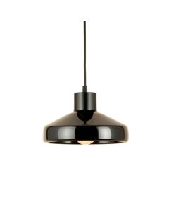 Aspen Bluff Pendant Light Suspended From One Plain Cable - Black (synthetic illustration; no displayed measurements)