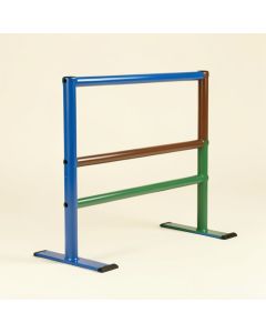 3 Level Straight Riser Backrail (synthetic illustration; no displayed measurements)