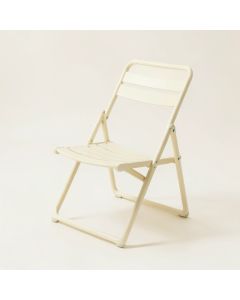Sage Crossing Folding Outdoor Chair - Cream (synthetic illustration; no displayed measurements)