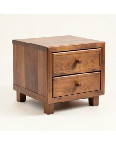 Benicio 1 - Drawer Solid Wood Nightstand In Amber (synthetic illustration; no displayed measurements)