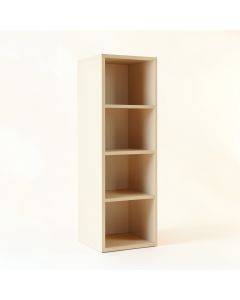 Shore Edge Narrow Cubby Tower - Beige (synthetic illustration; no displayed measurements)