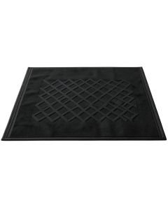 Linden Bridge Rectangular Outdoor Rug - Black (synthetic illustration; no displayed measurements)