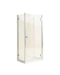 Finesse 59.63 '' X 58.06 '' Bypass Frameless Bath Door