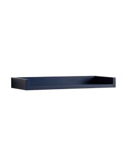 Wren Bend Wall-Mounted Shelf - Navy