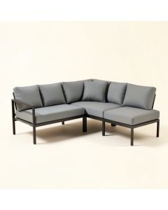 Dijonae Patio Sectional With Cushions (synthetic illustration; no displayed measurements)