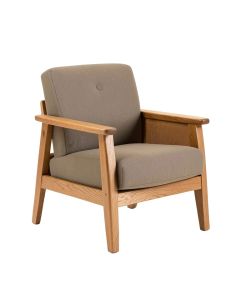 Clora Polyester Armchair (synthetic illustration; no displayed measurements)