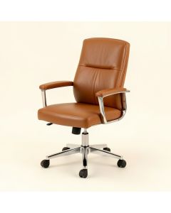 Hortencia Genuine Leather Conference Chair (synthetic illustration; no displayed measurements)