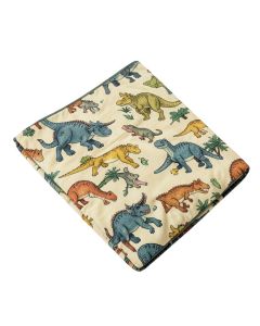 Mandel Heritage Super Soft Weighted Dinosaurs Blanket (synthetic illustration; no displayed measurements)