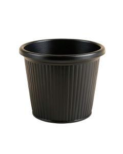 Dune Bend Empty Planter - Black (synthetic illustration; no displayed measurements)