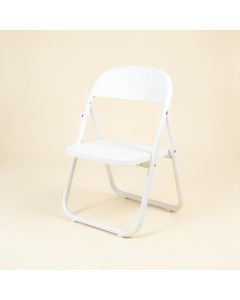 Cove Crossing Folding Outdoor Chair - White (synthetic illustration; no displayed measurements)