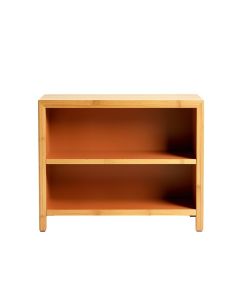 Birch Bend Low Bookcase - Terracotta