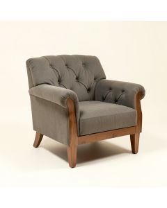 31 '' Wide Tufted Polyester Armchair (synthetic illustration; no displayed measurements)