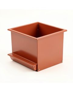Fern Brook Empty Raised Planter - Terracotta (synthetic illustration; no displayed measurements)