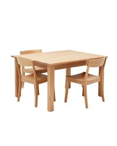Felicia 3 - Piece Pine Solid Wood Breakfast Dining Set