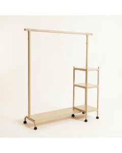 Reed Branch Empty Garment Rack - Beige (synthetic illustration; no displayed measurements)