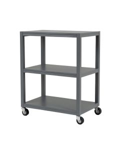 Holly Branch Empty Rolling Workshop Cart - Gray (synthetic illustration; no displayed measurements)