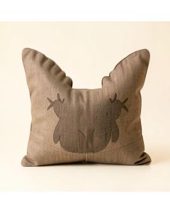Rustic Patch Moose Body Pillow Case (synthetic illustration; no displayed measurements)