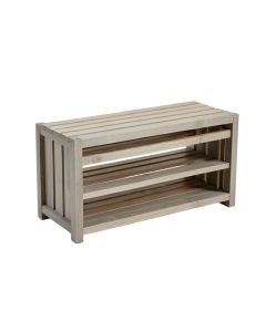 River Dale Shoe Storage Bench - Gray (synthetic illustration; no displayed measurements)