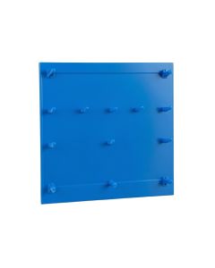 Wren Bridge Empty Wall-Mounted Tool Organizer Panel - Blue (synthetic illustration; no displayed measurements)