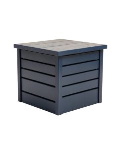 Hazel Branch Closed Outdoor Storage Box - Navy (synthetic illustration; no displayed measurements)