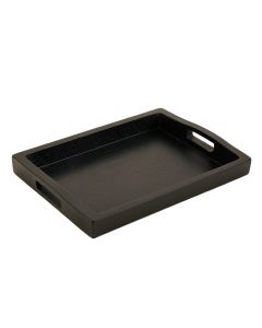 Oak Branch Serving Tray - Black