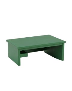 Stone Edge Desktop Monitor Riser - Green (synthetic illustration; no displayed measurements)