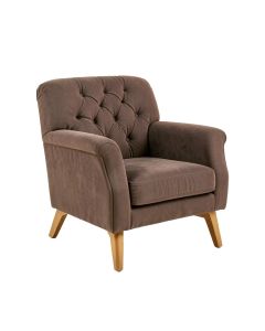 Autenberg 28.5 '' Wide Tufted Polyester Armchair (synthetic illustration; no displayed measurements)