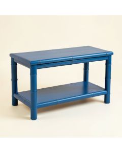 Linden Dale Indoor Bench - Blue (synthetic illustration; no displayed measurements)